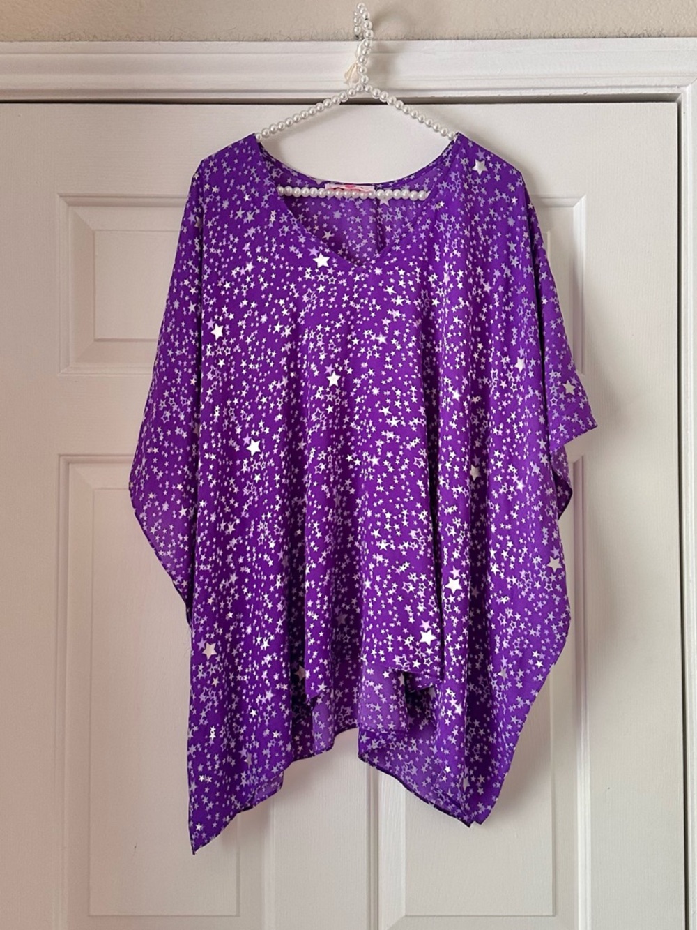 Buddy Love Purple Kaftan With Silver Star Print